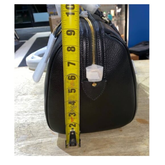 New with Tags LARGE Coach Rowan Black, gold hardware. FAST SHIP. - Picture 7 of 7